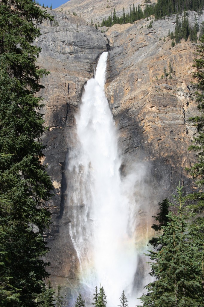 Takakkaw Falls, yep, it even comes with a built in rainbow.